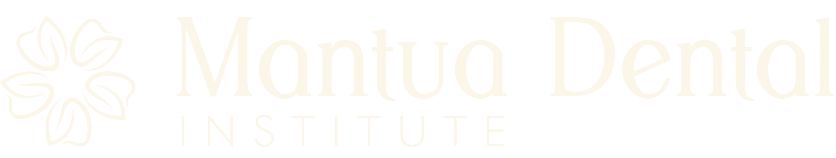Logo esteso chiaro - Mantua Dental Institute
